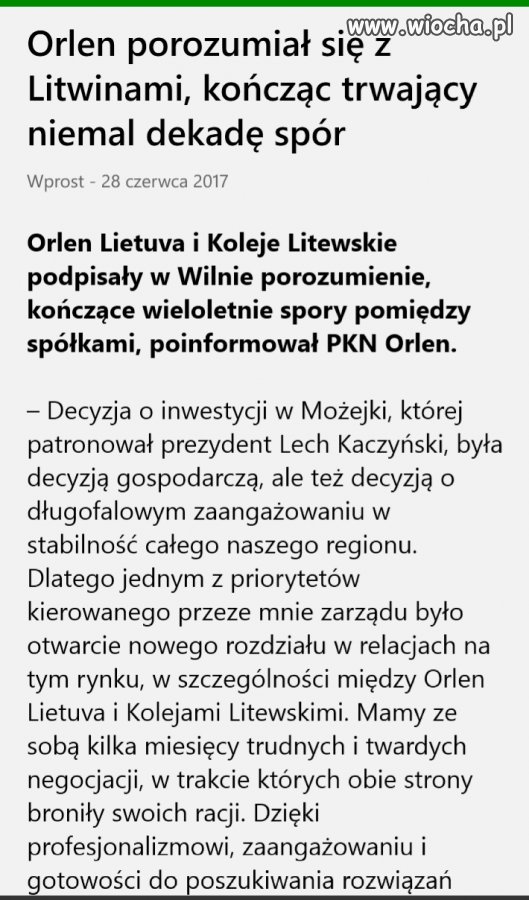 Przez niemal dekadę nie było porozumienia 