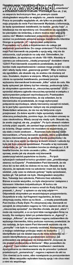 PRACA W ORANGE