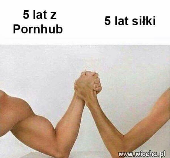Pornhub lepszy niż siłownia