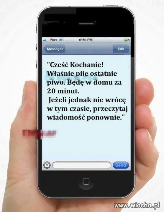 SMS i wszystko jasne.