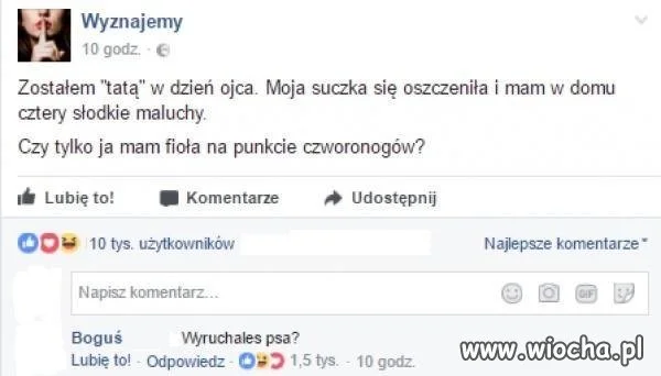 Został tatą