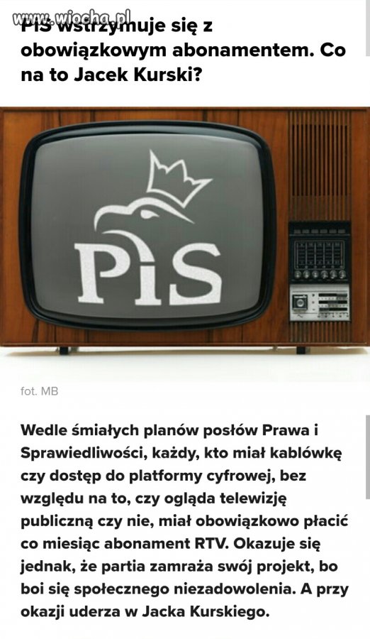 Nie ogladam nie płacę