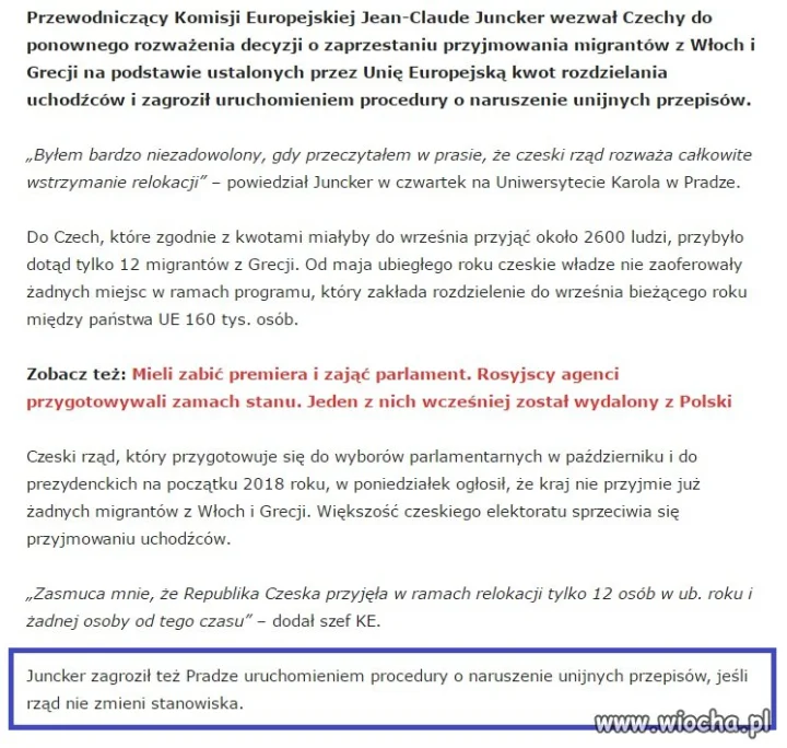 Teraz czas przyszedł na Czechy