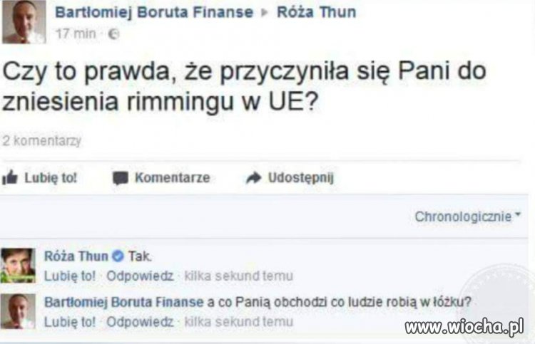 Takie tam na fejsie