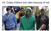 "Dzieci" z Calais wyglądają starzej z powodu wojny
