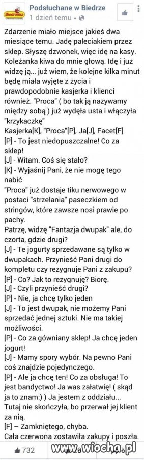 Dzień jak co dzień w Biedrze