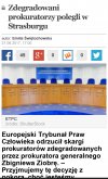 Trybunału w Strasburgu już pisowski