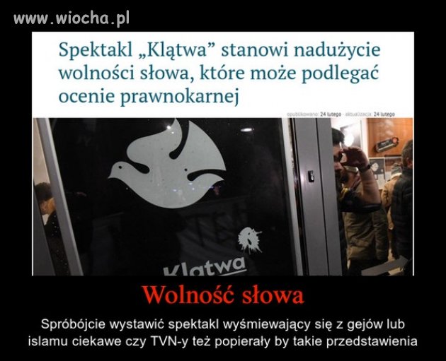 Podwójne standardy...