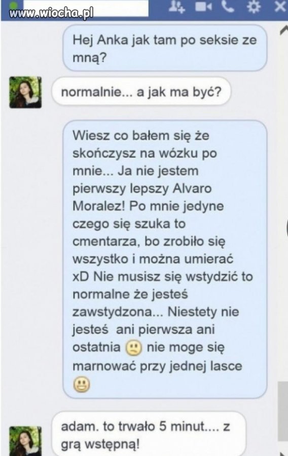 Zgasiła pewnego siebie kolesia