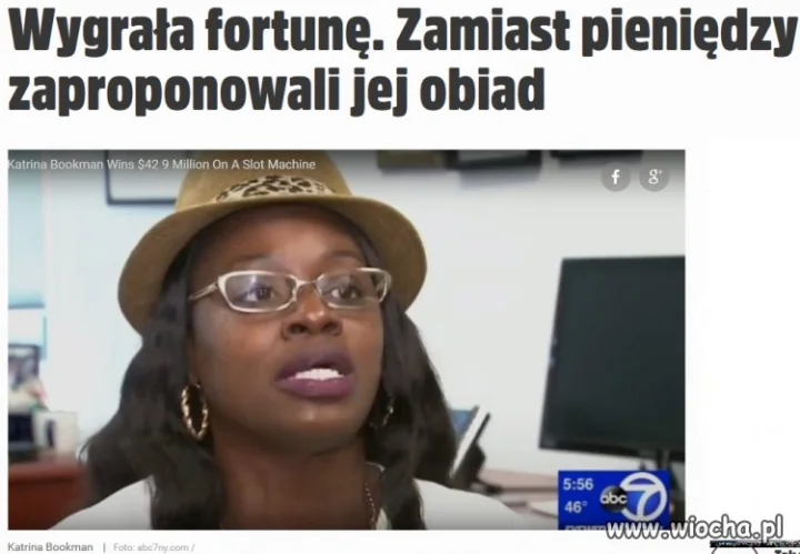 Zamiast 43 milionów dolców.
