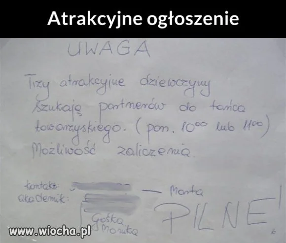 Ogłoszonko...