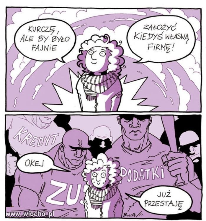 Własna firma...