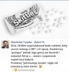 Zrobili białe cukierki by uczcić miesiąc sodomitów
