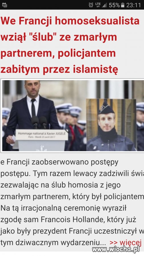 Homo związek z denatem