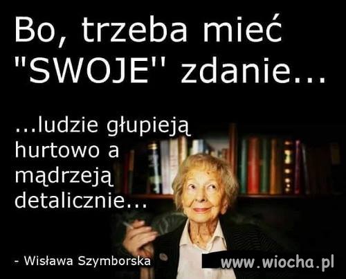 Taka sobie myśl.