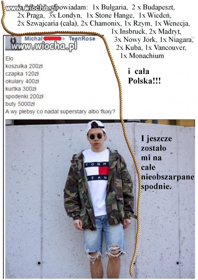 Plebs odpowiada kozakowi w podartych portkach