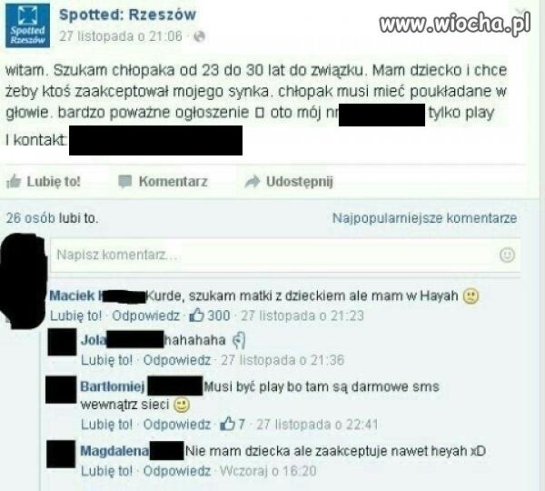 Tymczasem na facebooku