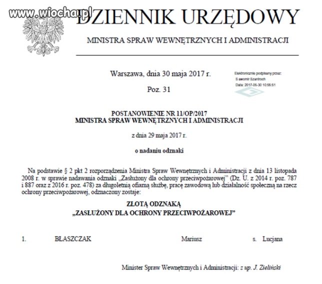 A tymczasem w MSWiA