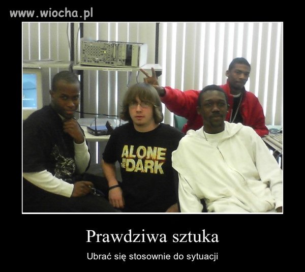 Koszulkę nieźle dobrał
