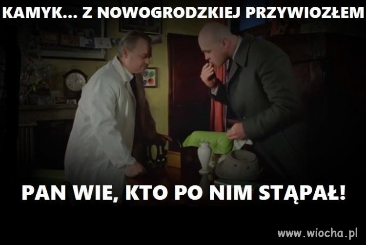 Trzymając w ręku