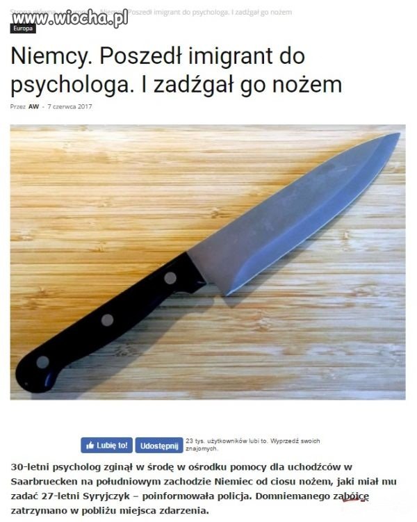 Zwyczajny incydent o podłożu psychologicznym.
