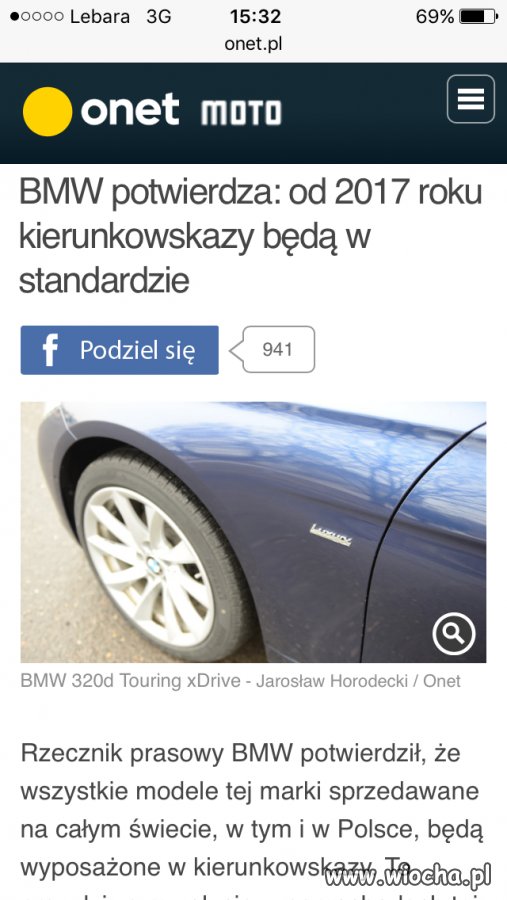Dziękuję ci BMW