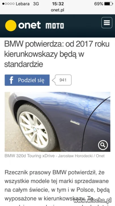 Dziękuję ci BMW