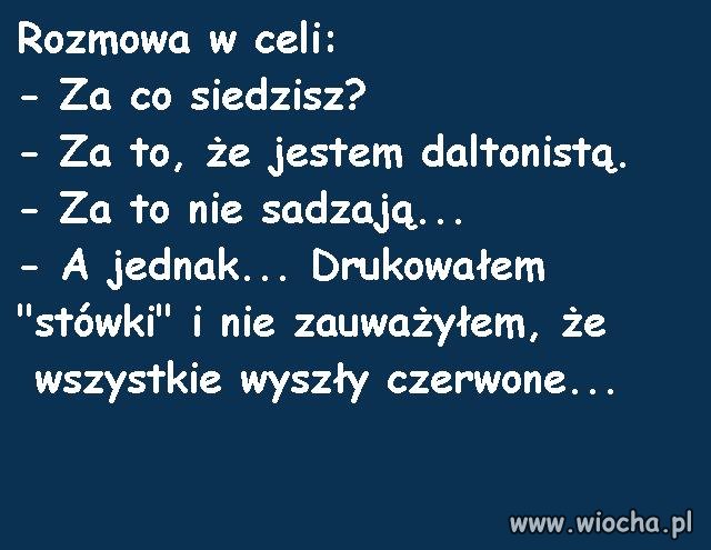 Za co siedzisz?
