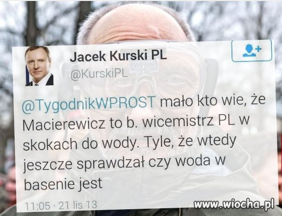 Mówią, że teraz jest mistrzem w skakaniu