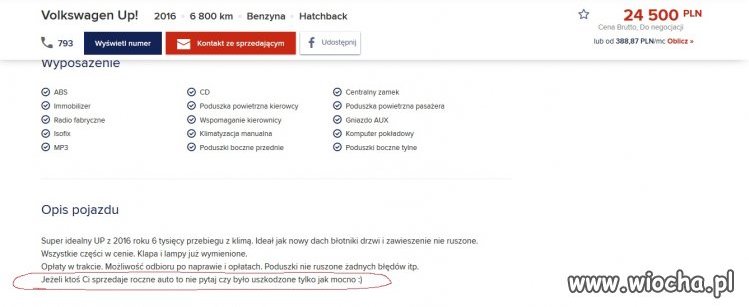 "Prawie" nówka