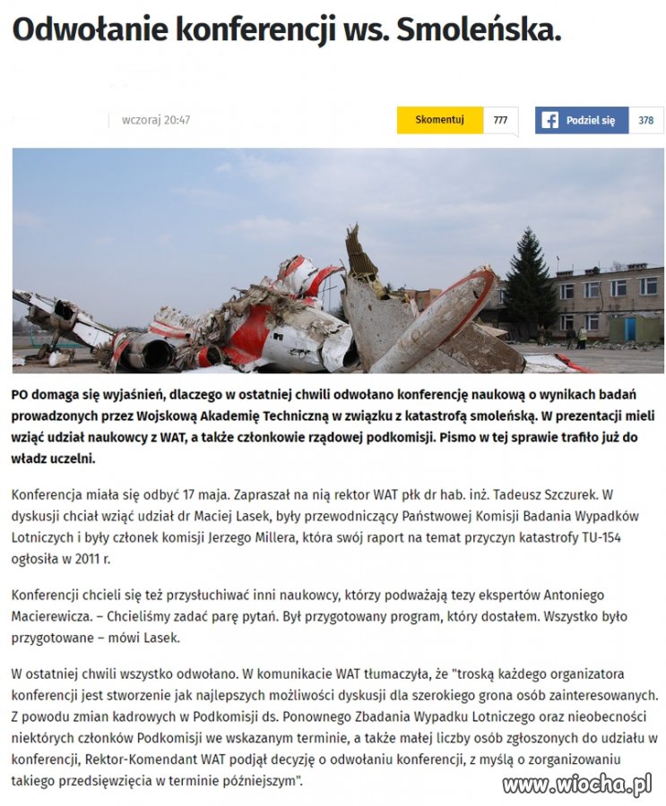 Dawno tak absurdalnego powodu jak to,że małe