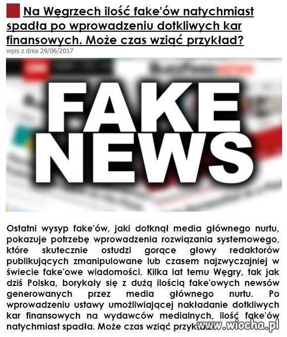 Czas najwyższy i u nas  