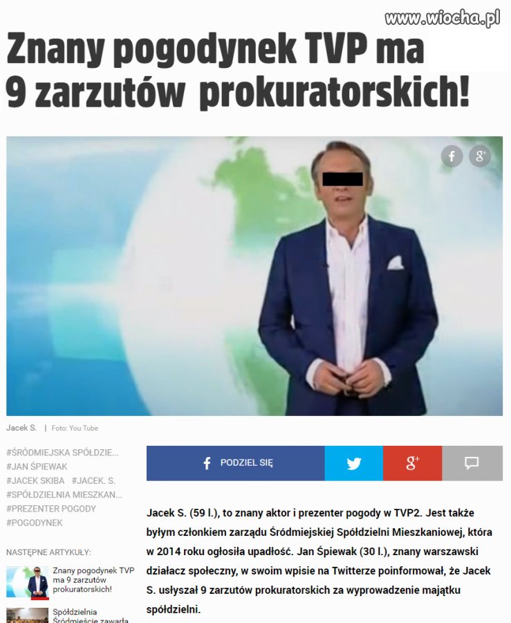 Ciemne chmury nad pogodynkiem