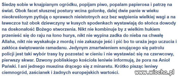 Polska w jednym tekście 