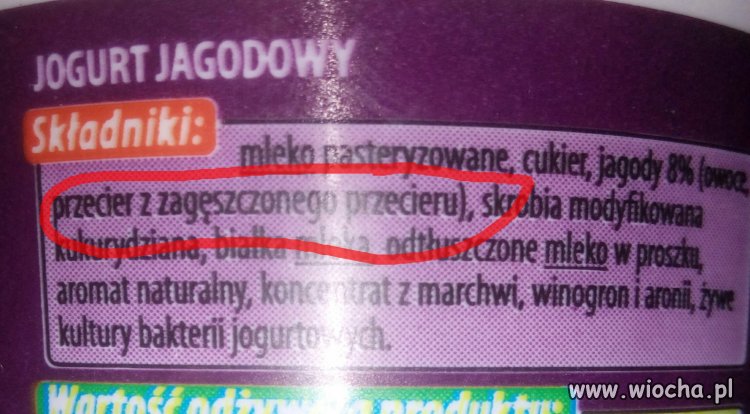 Przecier z przecieru