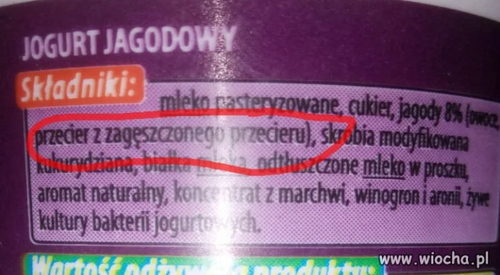 Przecier z przecieru