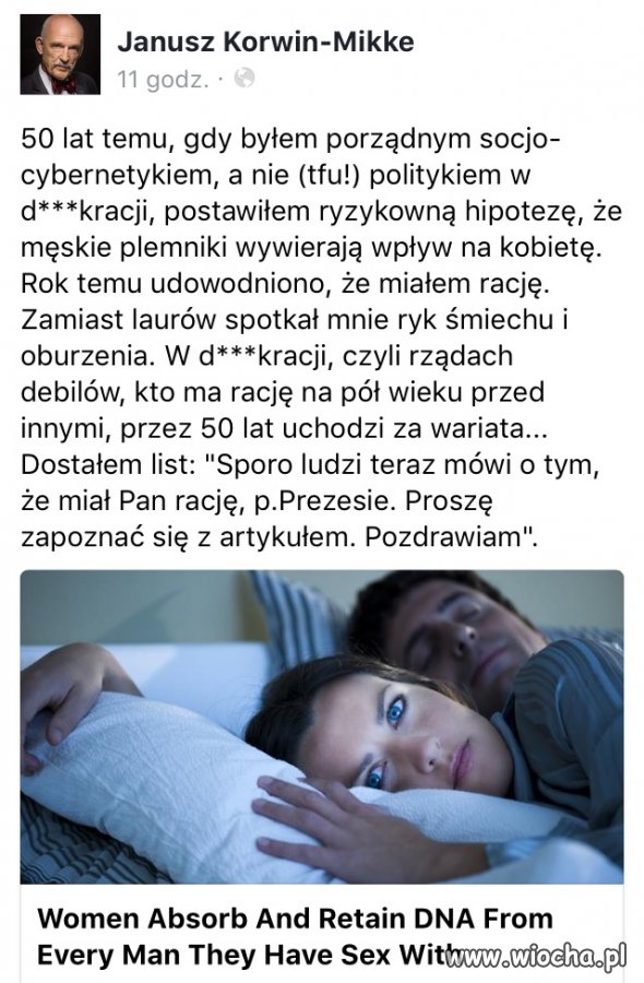 Przez wielu uchodzi za wariata...