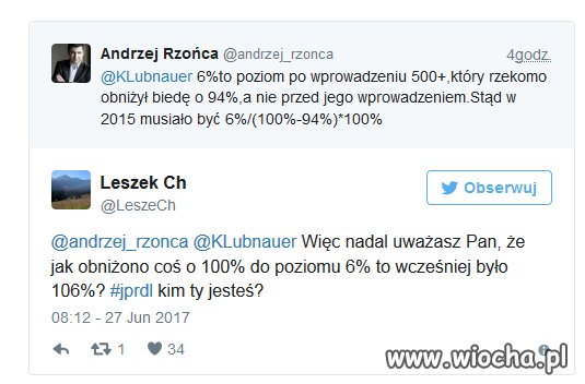 Główny ekonom PO zabłysnął