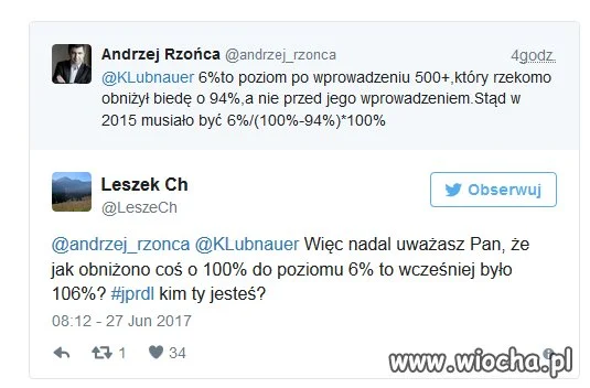 Główny ekonom PO zabłysnął