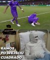 Sergio Ramos po brutalnym faulu Cuadrado