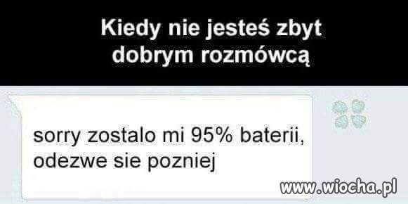 Każda wymówka jest dobra