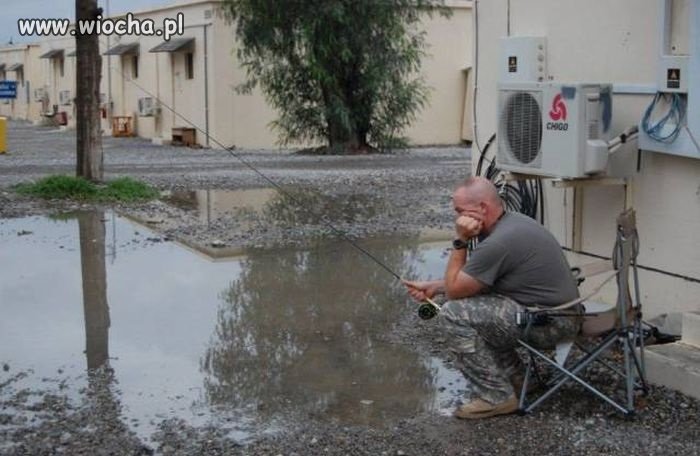 Ciekawe czy ma brania.