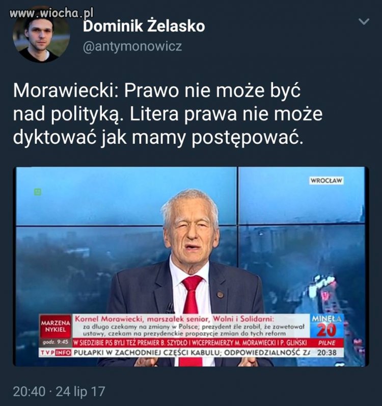 No czyli prawo polityków ma nie obowiązywać? 