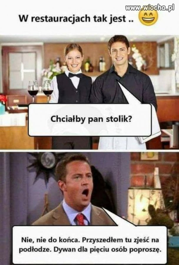 W restauracji