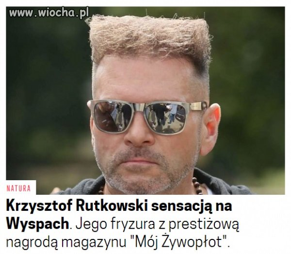 Rutkowski wyróżniony na wyspach!