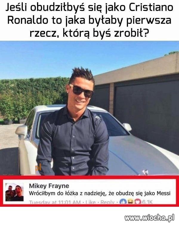 Co robisz najpierw jako Ronaldo