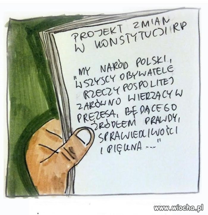 Wyciekł projekt preambuły nowej konstytucji