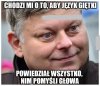 Mowić, a nie myśleć