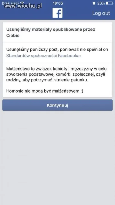 Cenzura na fb