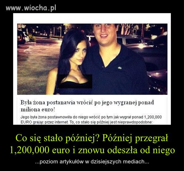 Tym razem wiocha dla kasy